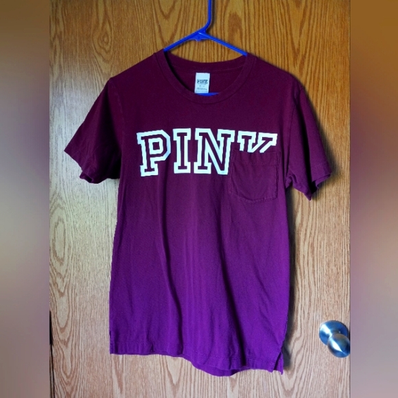 PINK Victoria's Secret Tops - PINK, Marroon color, XS